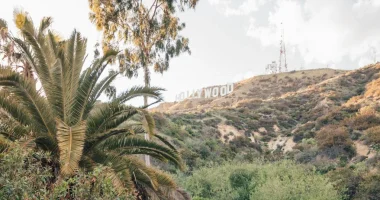 The Hollywood Hills on a mild afternoon with the Hollywood sign in the background